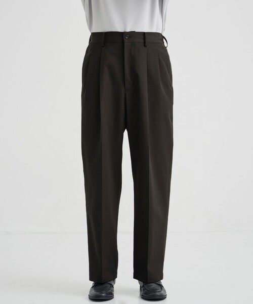 united tokyo 24SS Wクリース ウールギャバパンツ UNITED TOKYO（ユナイテッドトウキョウ） スラックス 「残りわずか