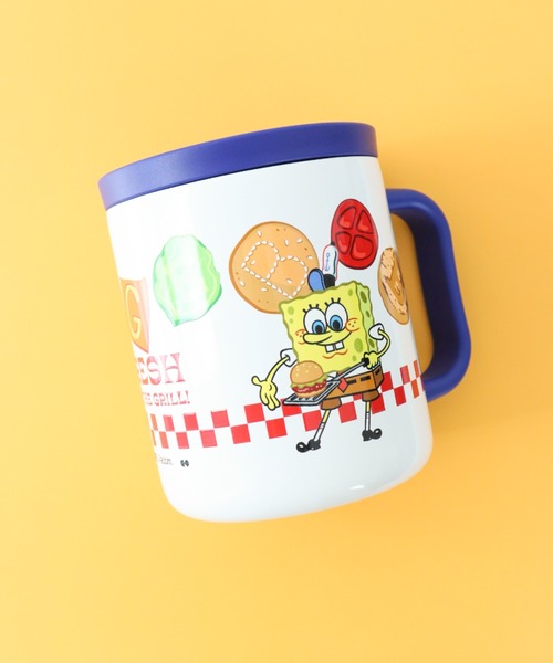 タンブラー 「SPONGEBOB/スポンジボブ」STAINLESS MUG/蓋付き