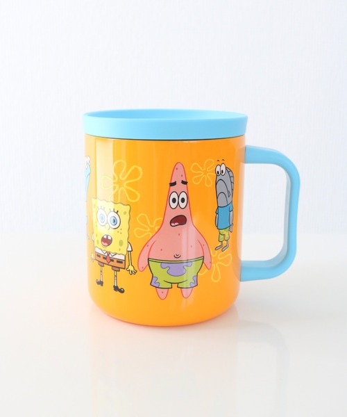 スポンジ・ボブ 蓋付き茶碗 蓋碗 茶器 陶磁器 新品未使用 タンブラー 「SPONGEBOB/スポンジボブ」STAINLESS MUG/蓋付き