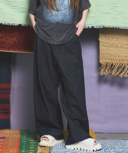 MAISON SPECIAL 「MAISON SPECIAL」 デニムパンツ 0 ブラック メンズ