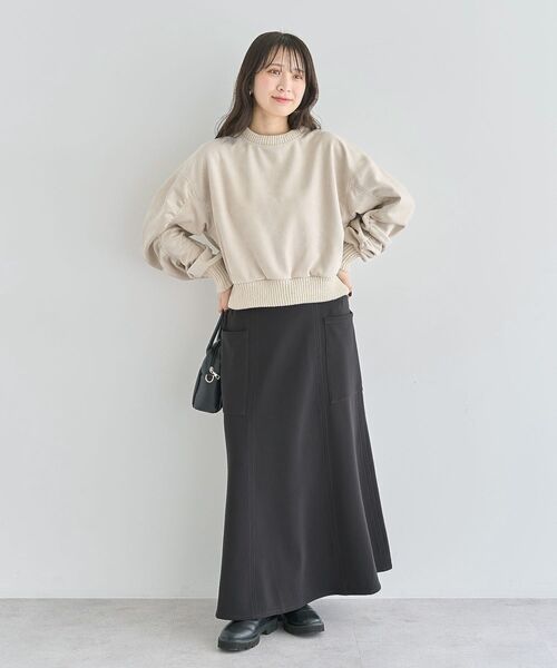 ELENCARE DUE スカート サイドポケットフレアスカート : ZOZOTOWN
