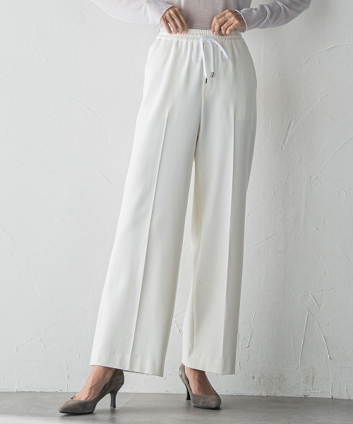 la.f（ラ・エフ） パンツ 「biyori」ピクシエスタワイドパンツ