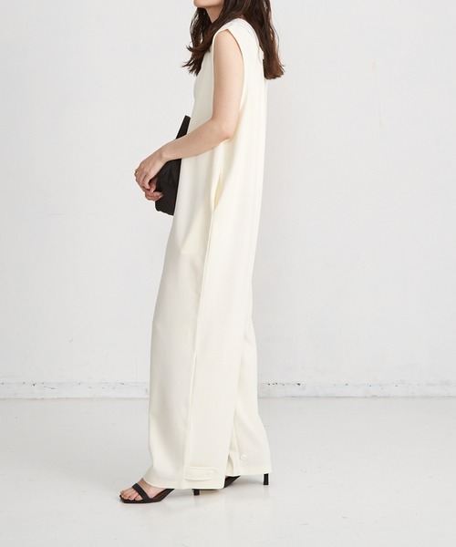 「Shelly island」 オーバーオール FREE ホワイト レディース_画像3