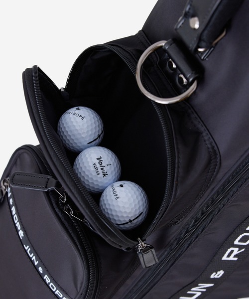 JUN&ROPE'（ジュンアンドロペ） ゴルフ ロゴテープキャディバッグ