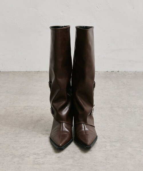 mystic（ミスティック） ブーツ ベルト付きロングブーツ レディース