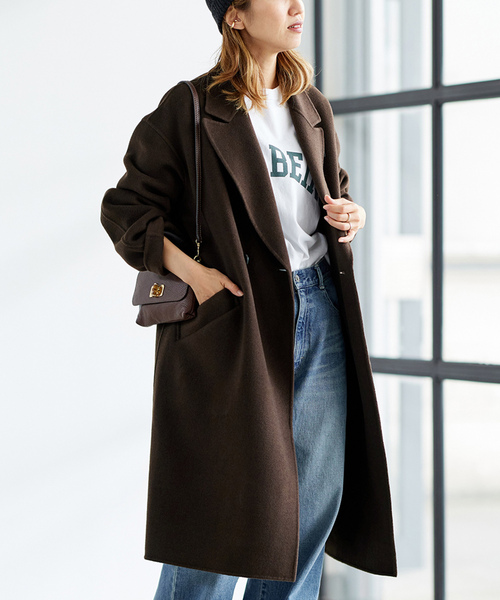 FRAMeWORK（フレームワーク） チェスターコート 36 ブラウン