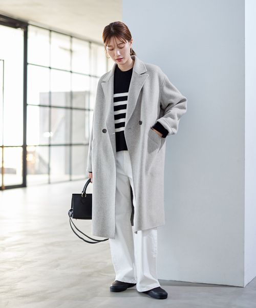 FRAMeWORK（フレームワーク） チェスターコート 36 ブラウン