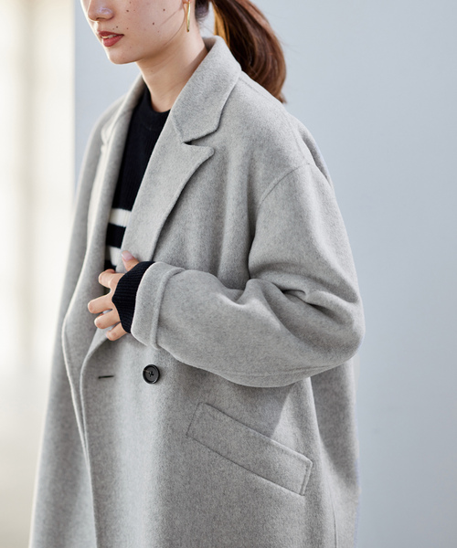 FRAMeWORK（フレームワーク） チェスターコート 36 ブラウン