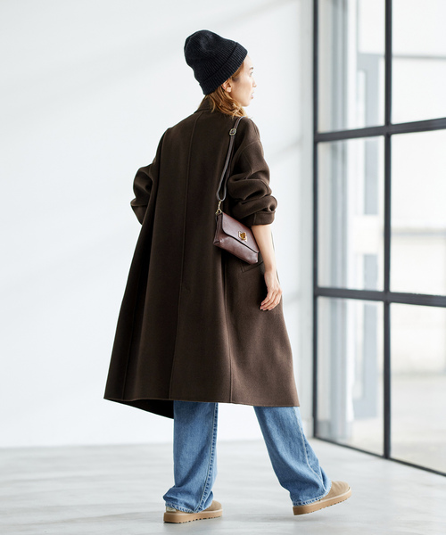 FRAMeWORK（フレームワーク） チェスターコート 36 ブラウン