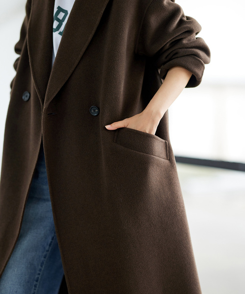 FRAMeWORK（フレームワーク） チェスターコート 36 ブラウン