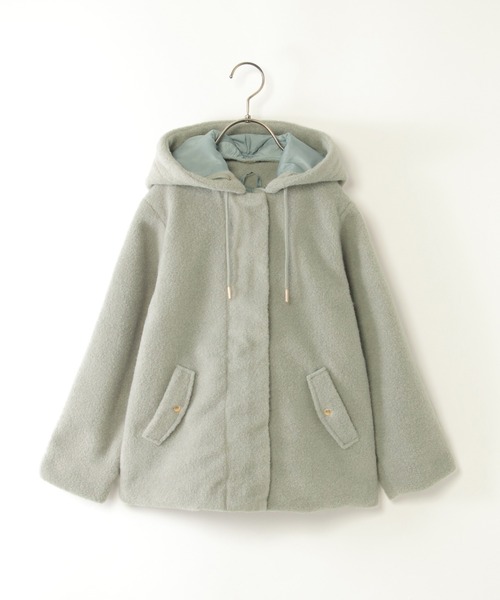 ikka（イッカ） コート アウター 「親子コーデ」ブークレー2WAYフード