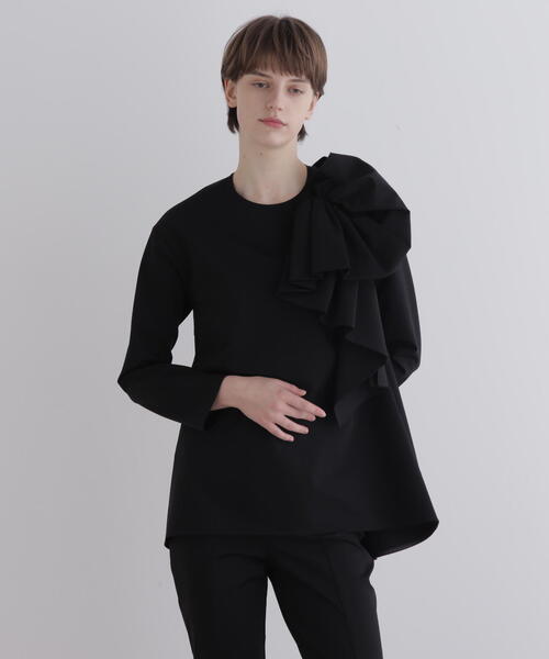 LE PHIL（ル フィル） ブラウス シャツ ハイストポンチリボンモチー