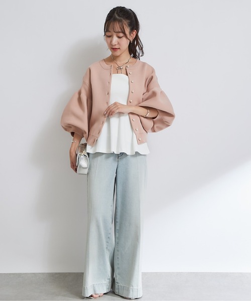 La boutique Bonbon（ラブティックボンボン） 7分袖ニットカーディガン