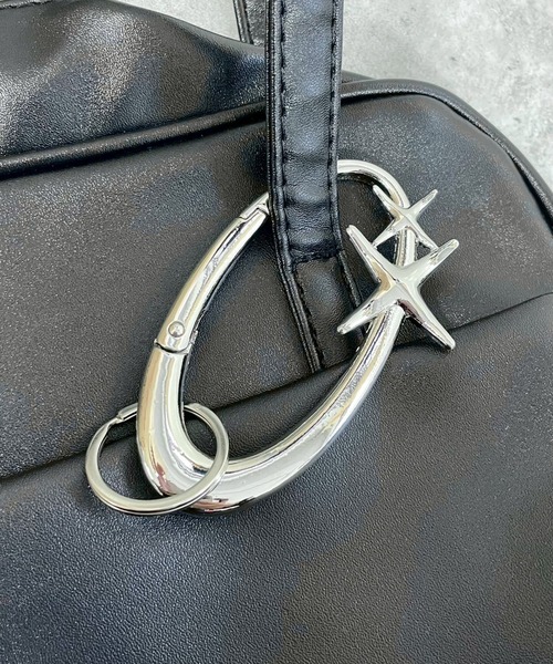 【未使用✨️】BONAVENTURA キーホルダー シャックル チャコールグレー 未使用✨️】BONAVENTURA キーホルダー シャックル チャコールグレー