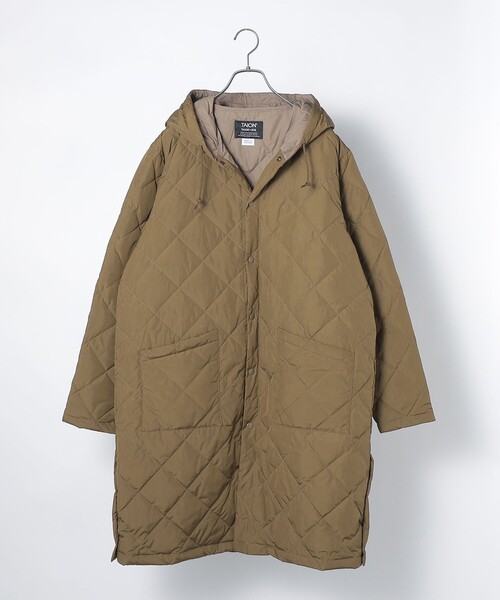 「TAION」 ダウンコート MEDIUM ブラック メンズ_画像3