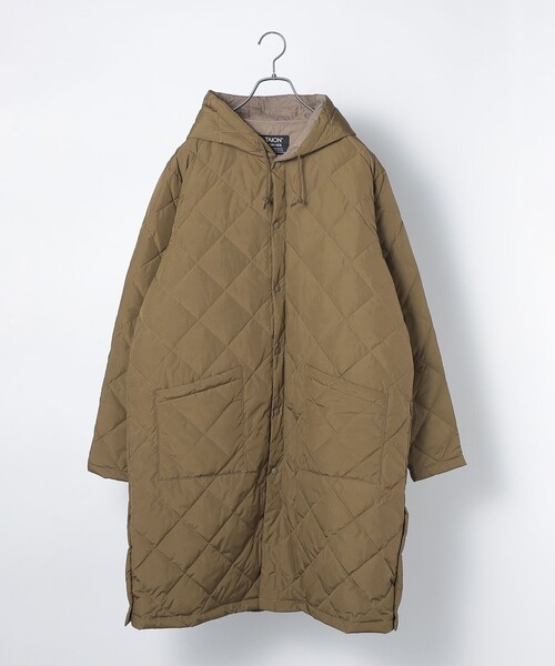 「TAION」 ダウンコート MEDIUM ブラック メンズ_画像4