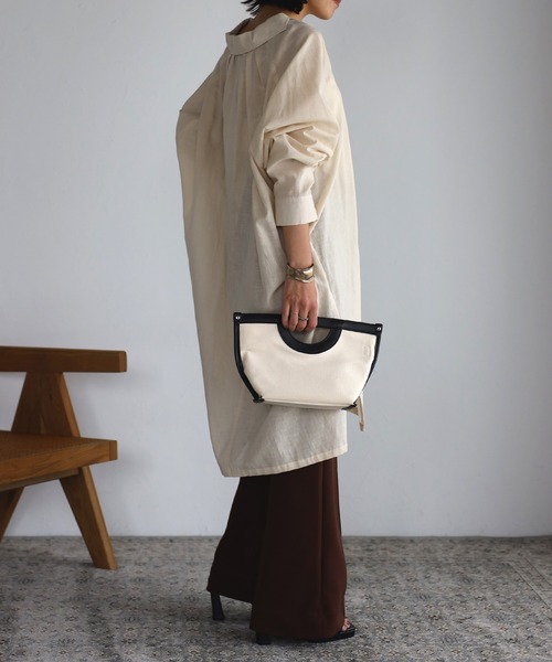 「mi via loca」 長袖シャツ FREE ブラック レディース_画像6