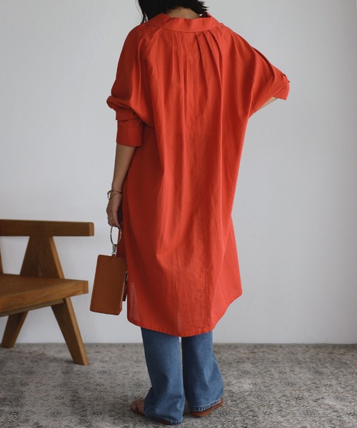 「mi via loca」 長袖シャツ FREE ブラック レディース_画像9