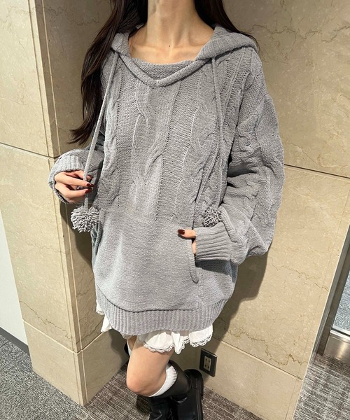フォクシー Hoodie Fan パーカー ニットパーカー FOXEY（パーカー）のフリマアイテム一覧
