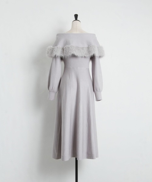 「tocco closet」 ニットワンピース M ベージュ系その他 レディース_画像6