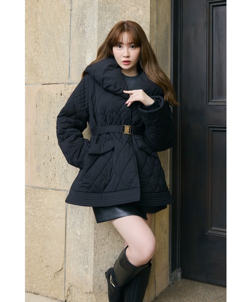 ジャケット・アウター Her lip to ProustWool-BlendMeltonCoat S Her lip to ジャケット テーラードジャケット Proust Wool-Blend