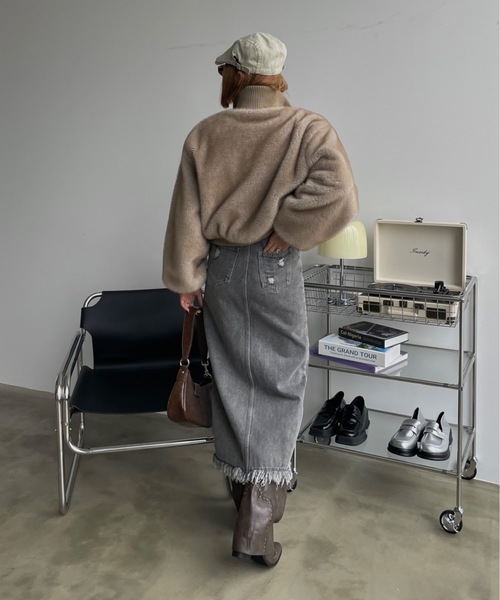 「SHAGGIE」 ハンチング FREE ブラック レディース_画像6