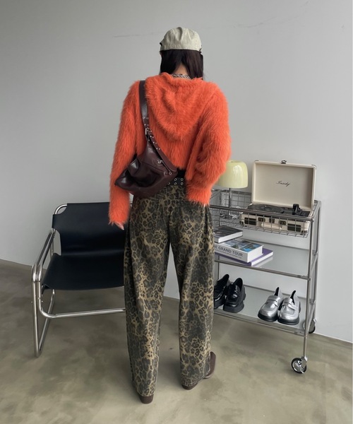 「SHAGGIE」 ハンチング FREE ブラック レディース_画像7