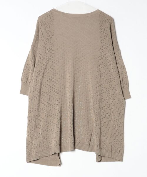 「SALON」 ニットカーディガン FREE ベージュ レディース_画像2