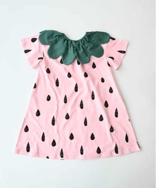 nicohrat（ニコフラート） ワンピース いちごワンピース キッズ 子供服