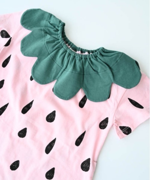 nicohrat（ニコフラート） ワンピース いちごワンピース キッズ 子供服