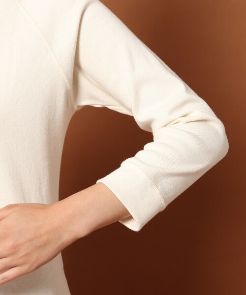 「DRESSTERIOR」 7分袖カットソー 04 アイボリー レディース_画像2