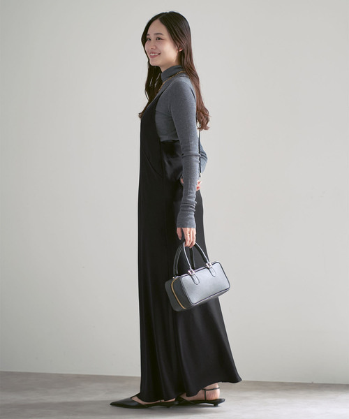 NOBLE（ノーブル） ワンピース 「26SS先行」サテンアジャストキャミ