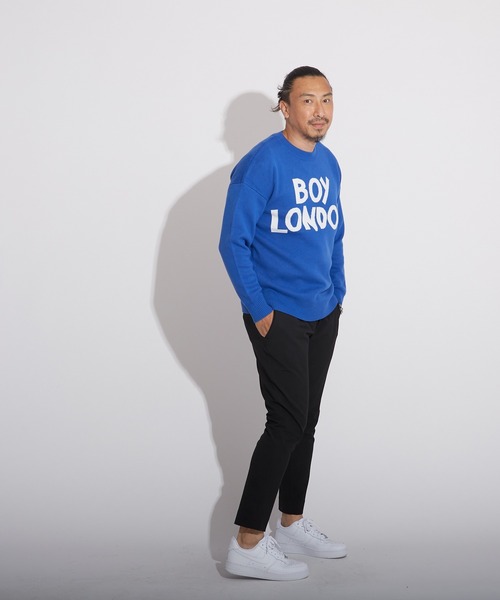 「BOY LONDON」 長袖ニット S ブルー メンズ_画像8