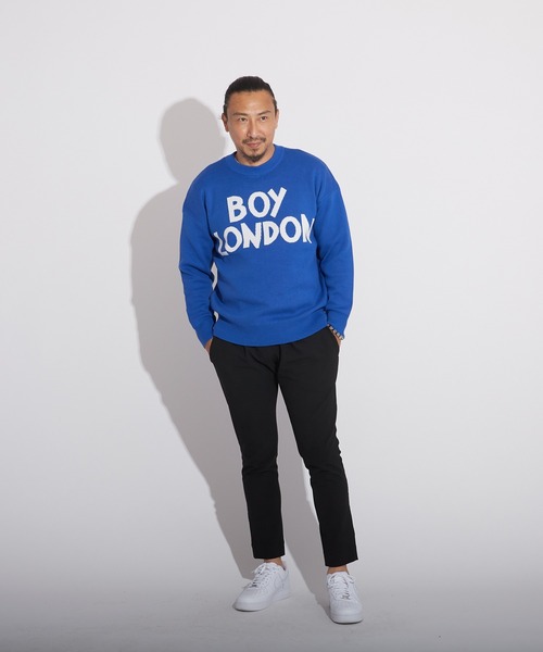 「BOY LONDON」 長袖ニット S ブルー メンズ_画像9
