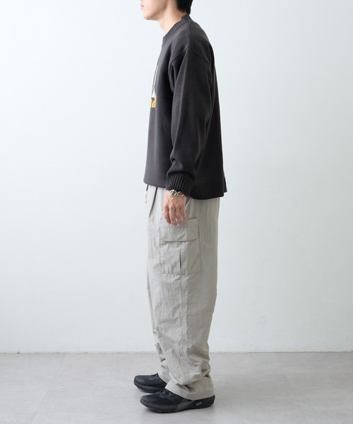 「GEVACO」 カーゴパンツ MEDIUM ブラック メンズ_画像6