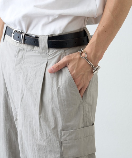 「GEVACO」 カーゴパンツ MEDIUM ブラック メンズ_画像9