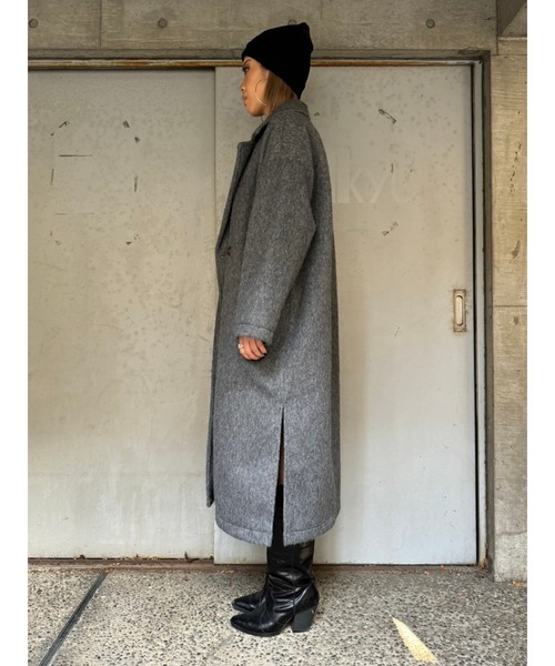 「EGOIST」 チェスターコート FREE ダークグレー レディース_画像5