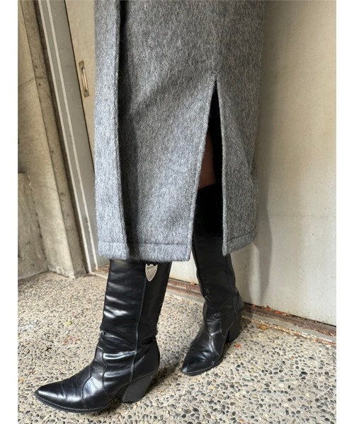 「EGOIST」 チェスターコート FREE ダークグレー レディース_画像8