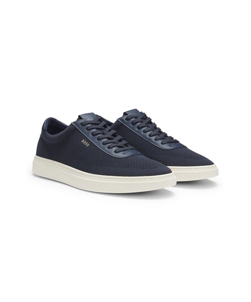 BOSS（HUGO BOSS） スニーカー レザートリム レースアップスニーカー