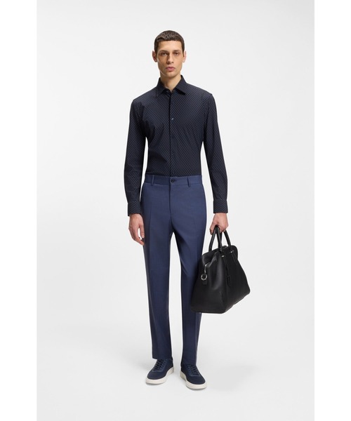 BOSS（HUGO BOSS） スニーカー レザートリム レースアップスニーカー