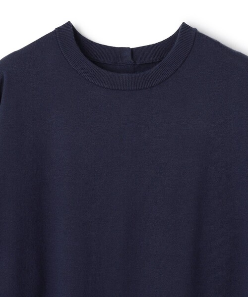 「UNFILO」 長袖ワンピース MEDIUM ネイビー レディース_画像6