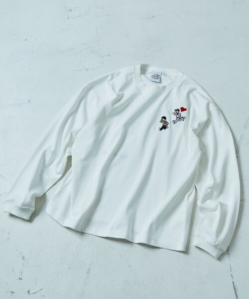 「kaoyorinakami」 長袖Tシャツ X-LARGE ホワイト メンズ_画像6