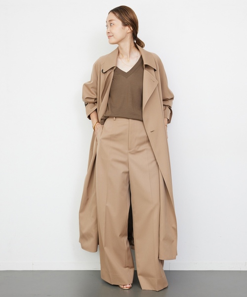「Deuxieme Classe」 「muse」スラックス 34 ネイビー レディースの画像