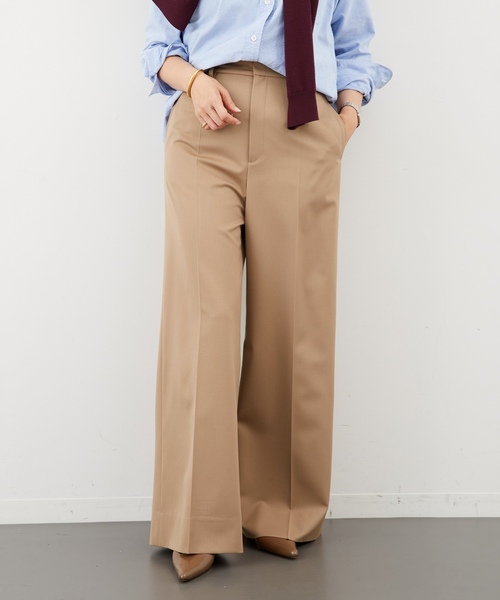 「Deuxieme Classe」 「muse」スラックス 34 ネイビー レディースの画像