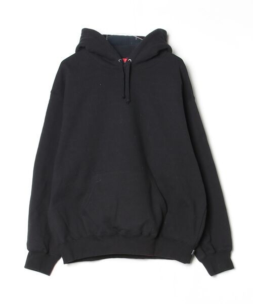 Supreme パーカー 黒 ストリート カジュアル　L Supreme（シュプリーム） プルオーバーパーカー L ブラック メンズ