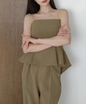 セットアップ 「肩紐取り外し可能」ペプラムベア...の詳細画像2