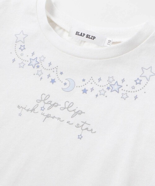 SLAP SLIP(スラップスリップ) tシャツ キラキラプリントTシャツ+ SLAP SLIP(スラップスリップ) tシャツ キラキラプリントTシャツ+