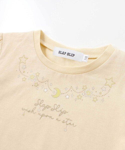 SLAP SLIP（スラップスリップ） tシャツ キラキラプリントTシャツ+