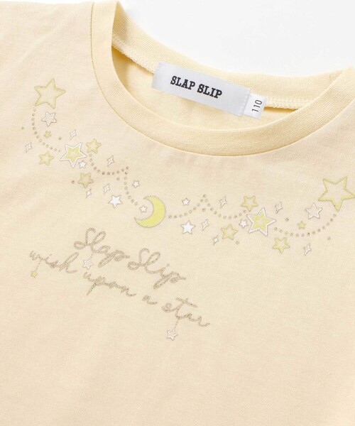 SLAP SLIP（スラップスリップ） tシャツ キラキラプリントTシャツ+