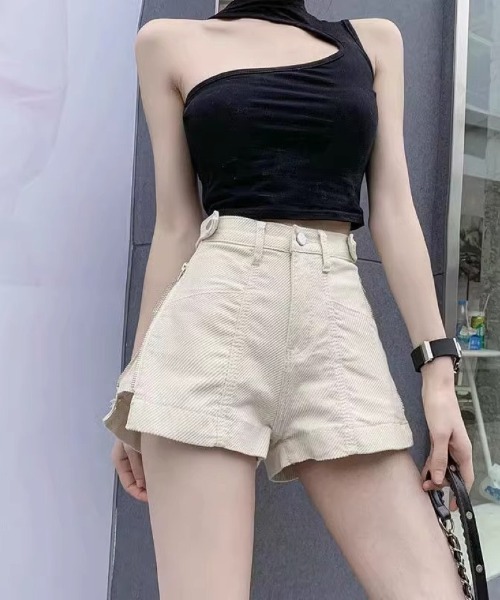 パンツ サイドジッパーショートパンツ レディース : ZOZOTOWN Yahoo!店